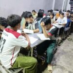 Students focused on the task at hand